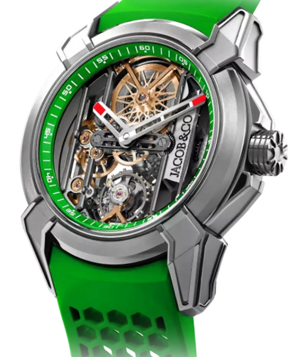 Fake Jacob & Co Epic X Titanium Green EX110.20.AA.AC.ABRUA watch